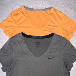 Bundle of Nike Pro Tops / Shirts